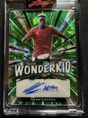 Noam Emeran [Green Crystal] Soccer Cards 2022 Leaf Metal Wonderkid Autographs Prices