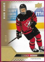 Connor Bedard [High Gloss] #2 Hockey Cards 2022 Upper Deck Team Canada Juniors Prices