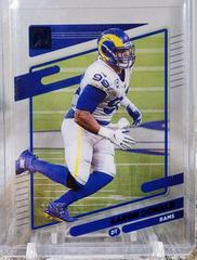 Aaron Donald [Blue] #27 Football Cards 2021 Panini Clearly Donruss Prices