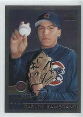 Carlos Zambrano Baseball Cards 2000 Topps Chrome Traded Prices