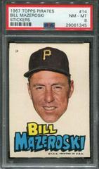 Bill Mazeroski #14 Baseball Cards 1967 Topps Pirates Stickers Prices