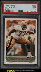 Willie Roaf [Gold] #441 Football Cards 1993 Topps Prices