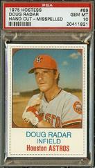 Doug Radar [Hand Cut Misspelled] Baseball Cards 1975 Hostess Prices