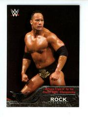 The Rock #13 Wrestling Cards 2016 Topps WWE The Rock Tribute Prices