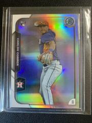 Carlos Correa [Refractor] Baseball Cards 2015 Bowman Chrome Prices
