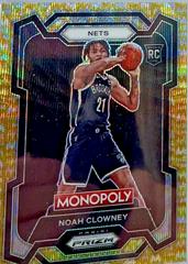 Noah Clowney [Gold Wave Millionaire] #12 Basketball Cards 2023 Panini Prizm Monopoly Prices