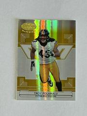 Troy Polamalu [Mirror Gold] #118 Football Cards 2006 Leaf Certified Materials Prices