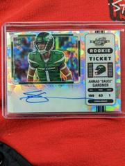 Ahmad 'Sauce' Gardner [SP Variation Rookie Ticket Autograph Cracked Ice] #101 Football Cards 2022 Panini Contenders Optic Prices