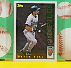 derek bell #NL-02 Baseball Cards 1996 Topps Profiles Prices
