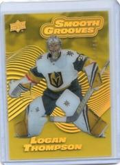 Logan Thompson [Gold Spectrum] #SG40 Hockey Cards 2022 Upper Deck Smooth Grooves Prices