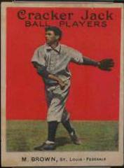 Mordecai Brown Baseball Cards 1914 Cracker Jack Prices