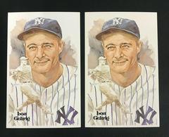 Lou Gehrig Baseball Cards 1980 Perez Steele HOF Postcard Prices