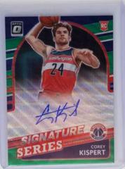 Corey Kispert [Green Wave] Basketball Cards 2021 Panini Donruss Optic Signature Series Prices
