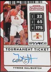 Tyrese Haliburton [Tournament Autograph] Basketball Cards 2020 Panini Contenders Draft Picks Prices