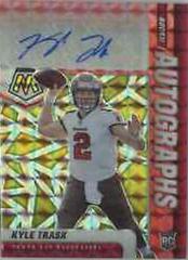 Kyle Trask [Choice Fusion Red Yellow] #RA-9 Football Cards 2021 Panini Mosaic Rookie Autographs Prices