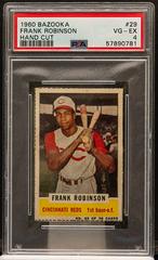 Frank Robinson [Hand Cut] #29 Baseball Cards 1960 Bazooka Prices