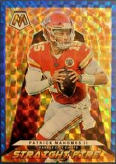 Patrick Mahomes II [Gold] #SF-4 Football Cards 2022 Panini Mosaic Straight Fire Prices
