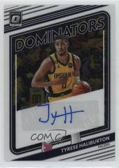 Tyrese Haliburton #DS-TYH Basketball Cards 2022 Panini Donruss Optic Dominators Signatures Prices