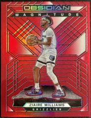 Ziaire Williams [Red Flood] #36 Basketball Cards 2021 Panini Obsidian Magnitude Prices
