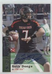 Seth Doege [Autograph] #172 Football Cards 2013 Upper Deck Prices