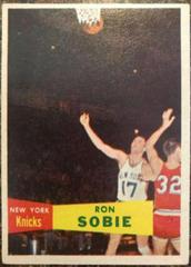 Ron Sobie #69 Basketball Cards 1957 Topps Prices