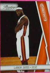 LeBron James #20 Basketball Cards 2010 Panini Prestige Prices