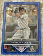 Anthony Volpe [Blue] #18 Baseball Cards 2023 Topps Flagship Collection Prices