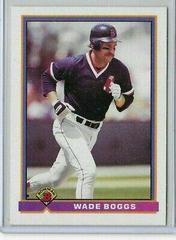 Wade Boggs #129 Baseball Cards 1991 Bowman Prices