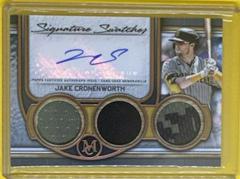 Jake Cronenworth [Gold] Baseball Cards 2023 Topps Museum Collection Signature Swatches Triple Relic Prices