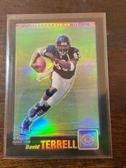 David Terrell [Black Refractor] #260 Football Cards 2001 Topps Chrome Prices