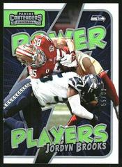 Jordyn Brooks [Silver] #PWR-JBR Football Cards 2022 Panini Contenders Power Players Prices