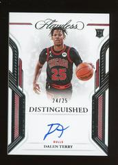 Dalen Terry #38 Basketball Cards 2022 Panini Flawless Distinguished Auto Prices