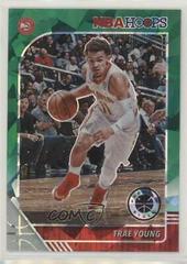 Trae Young [Green Cracked Ice] #1 Basketball Cards 2019 Panini Hoops Premium Stock Prices