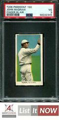 John Mcgraw [Finger in Air] #NNO Baseball Cards 1909 T206 Piedmont 150 Prices