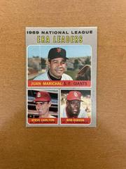 N. L.  ERA Leaders [Marichal/Carlton/Gibson] #67 Baseball Cards 1970 O Pee Chee Prices