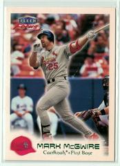 Mark McGwire [Masterpiece Mania] Baseball Cards 2000 Fleer Focus Prices