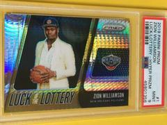Zion Williamson [Hyper Prizm] Basketball Cards 2019 Panini Prizm Luck of the Lottery Prices
