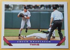 Chuck Knoblauch Baseball Cards 1993 Topps Prices