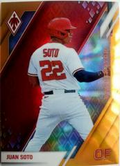 Juan Soto [Neon Orange] Baseball Cards 2022 Panini Chronicles Phoenix Prices