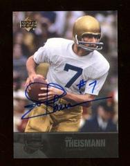 Joe Theismann Football Cards 2011 Upper Deck College Legends Autograph Prices