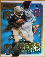 Brian Burns [Gold] #PWR-BBU Football Cards 2022 Panini Contenders Power Players Prices