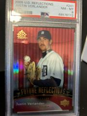 Justin Verlander [Red] #241 Baseball Cards 2005 Upper Deck Reflections Prices