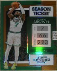 Jaylen Brown [Orange] #2 Basketball Cards 2021 Panini Contenders Optic Prices