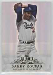 Sandy Koufax #10 Baseball Cards 2013 Topps Tribute Prices