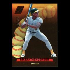 Rickey Henderson [Red] #21 Baseball Cards 2023 Panini Chronicles Zenith Prices