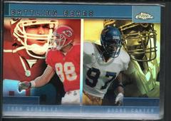 Tony Gonzalez, Andre Carter [Refractor] Football Cards 2001 Topps Chrome Combos Prices