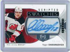 Yegor Sharangovich #SC-YS Hockey Cards 2020 Upper Deck The Cup Scripted Swatches Autographs Prices