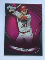 Mike Trout [Magenta] Baseball Cards 2022 Topps Chrome Black Prices