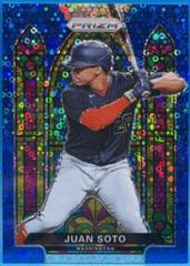 Juan Soto [Blue Prizm] #SG-3 Baseball Cards 2021 Panini Prizm Stained Glass Prices