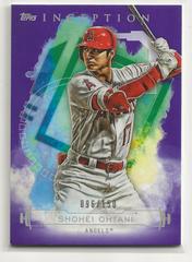 Shohei Ohtani [Purple] #50 Baseball Cards 2019 Topps Inception Prices